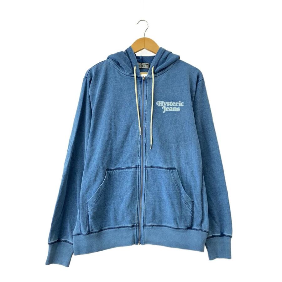 HYSTERIC GLAMOUR◇ジップパーカー/M/コットン/BLU/02261CF03