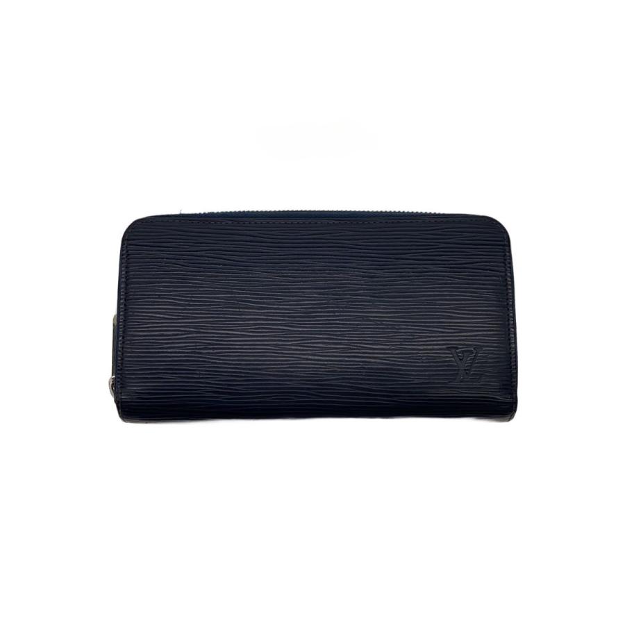 ジッピー・ウォレット_エピ_NVY/牛革 LOUIS VUITTON◇ジッピー・ウォレット_エピ/レザー/NVY/無地/メンズ