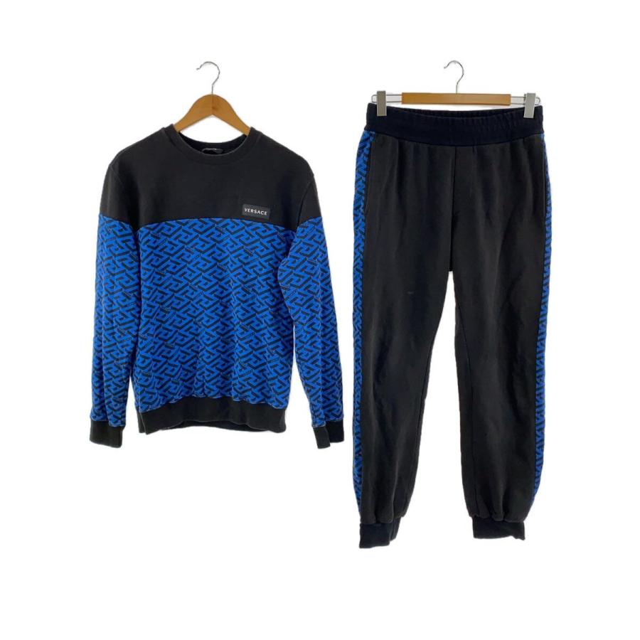 VERSACE◇スウェット/セットアップ/M/コットン/BLU/1008331 : セカンド