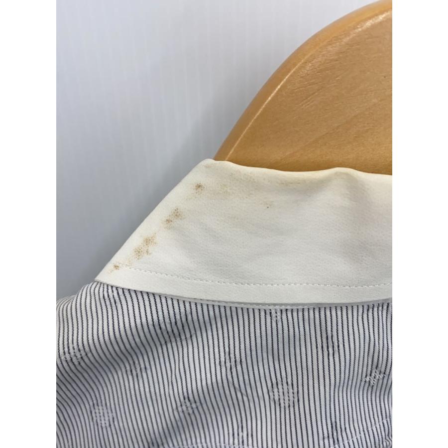 LOUIS VUITTON◇モノグラム/長袖シャツ/S/コットン/GRY/ストライプ 