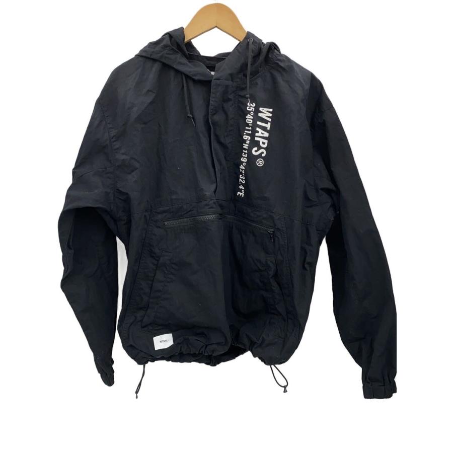 WTAPS◇22SS SBS JACKET NYCO WEA/ジャケット/--/コットン/BLK/221WVDT