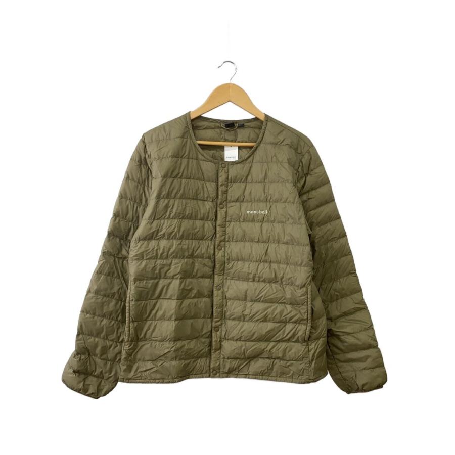 mont-bell◇スペリオダウン ラウンドネックジャケット/L/ナイロン/KHK