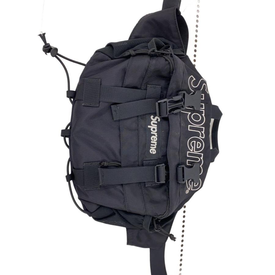 Supreme◇ウエストバッグ/ポリエステル/BLK/無地 : セカンドストリート