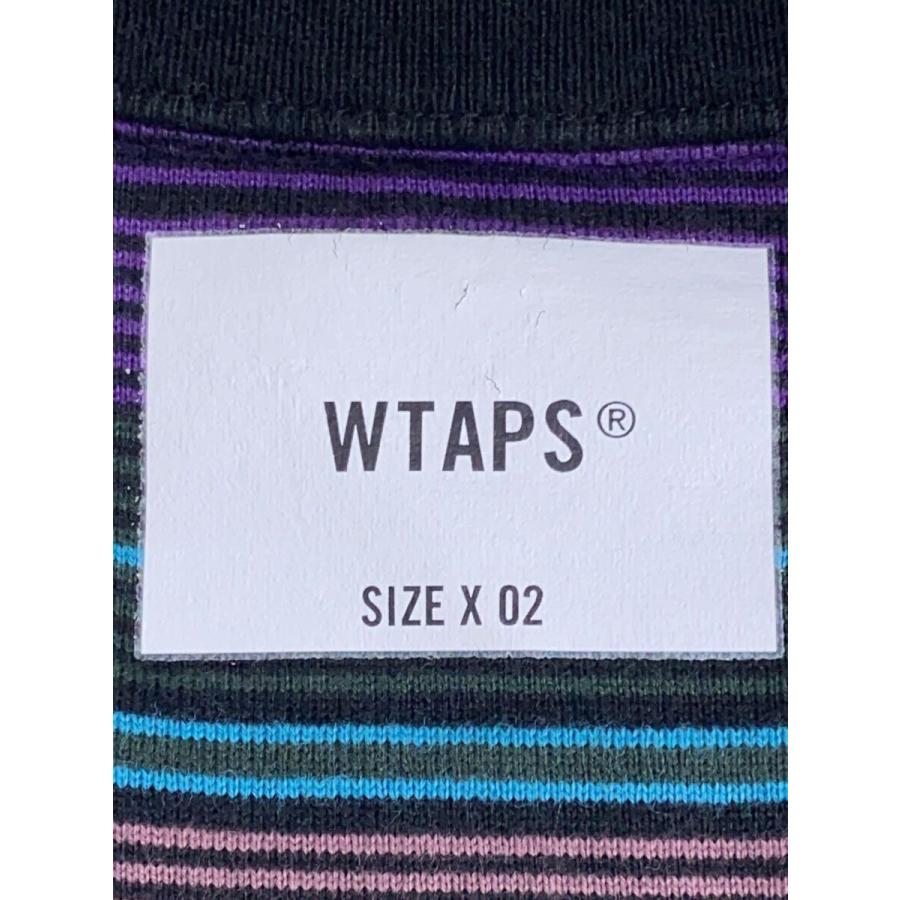 WTAPS◇長袖Tシャツ/2/コットン/ボーダー/221ATDT-CSM32/22SS WTAPS◇長袖Tシャツ/2/コットン/ボーダー/221ATDT-CSM32/22SS