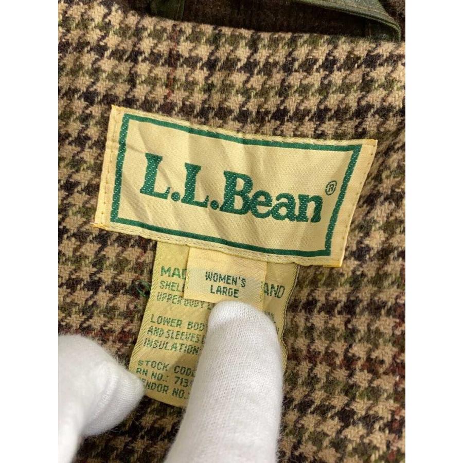 L.L.Bean◇90s/OILED JACKET/THINSULATE/WOMAN L/コットン/KHK 