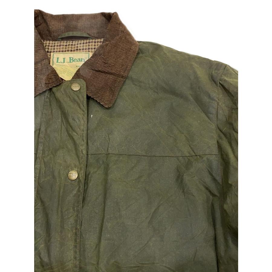 L.L.Bean◇90s/OILED JACKET/THINSULATE/WOMAN L/コットン/KHK 