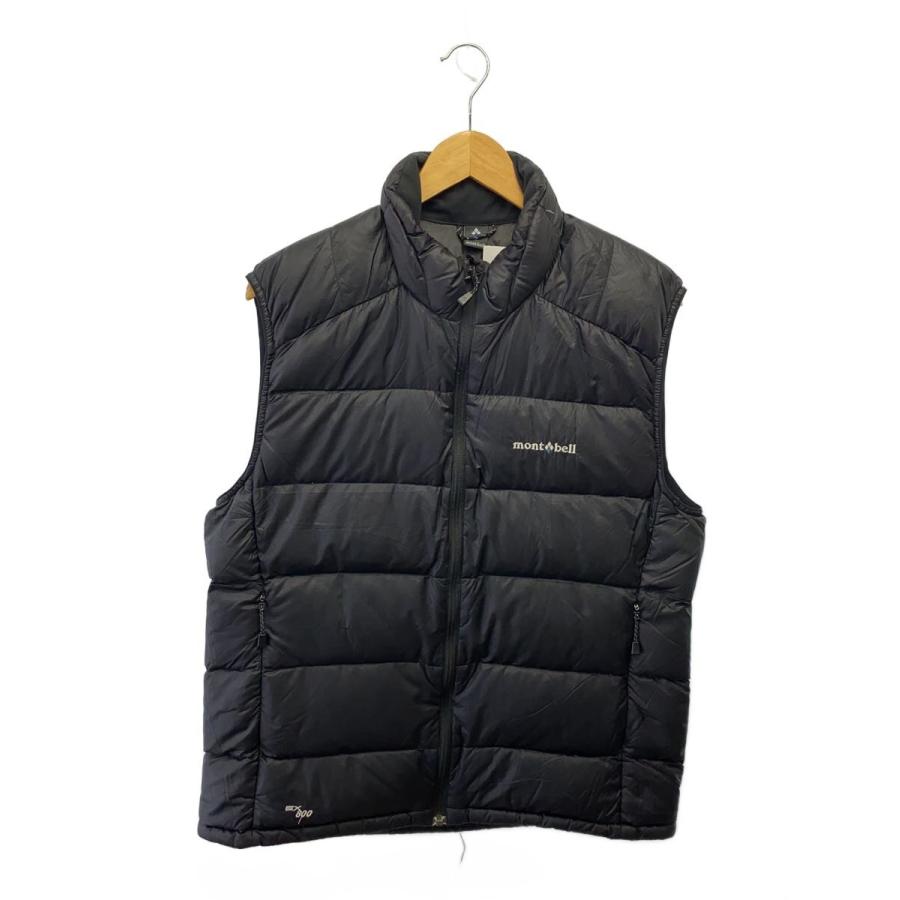 mont-bell◇ライトアルパインダウン ベスト/L/ナイロン/BLK : セカンド