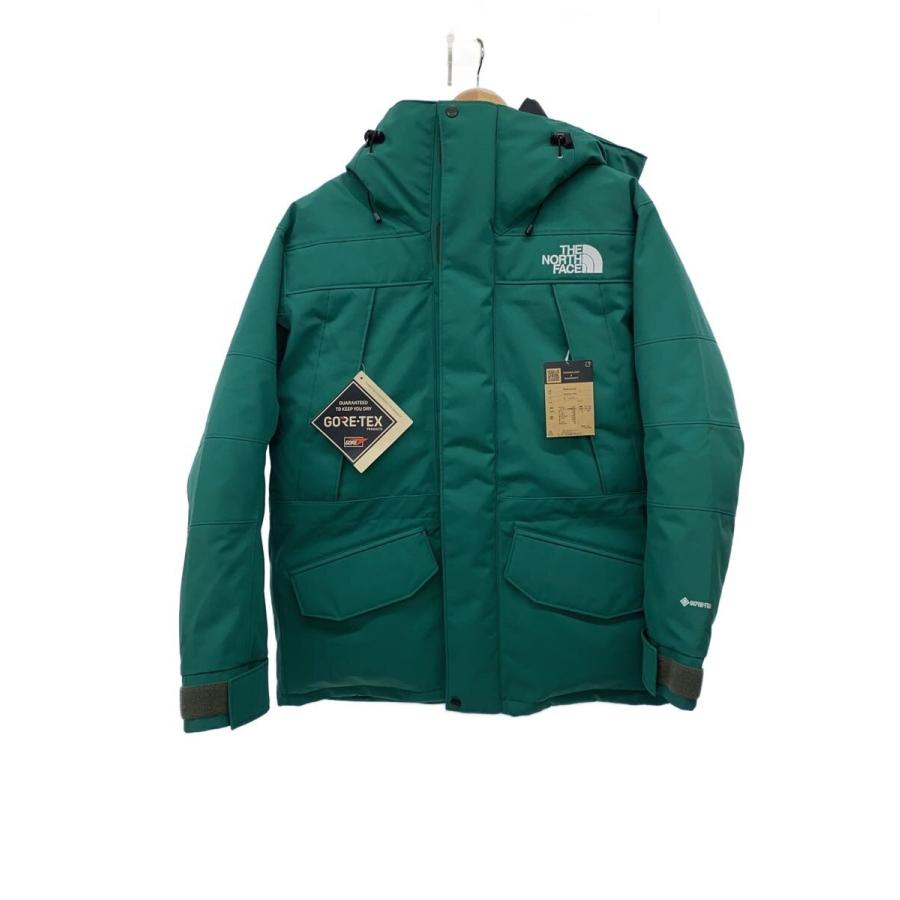 THE NORTH FACE◇ダウンジャケット/L/ゴアテックス/GRN/無地/ND92504Z