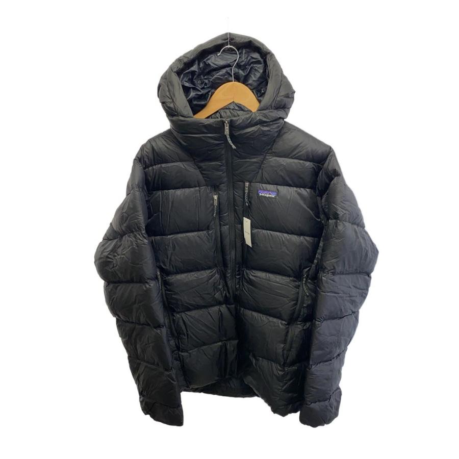 patagonia◇フィッツロイ・ダウン・フーディ_ネイビー/L/ナイロン/BLK 