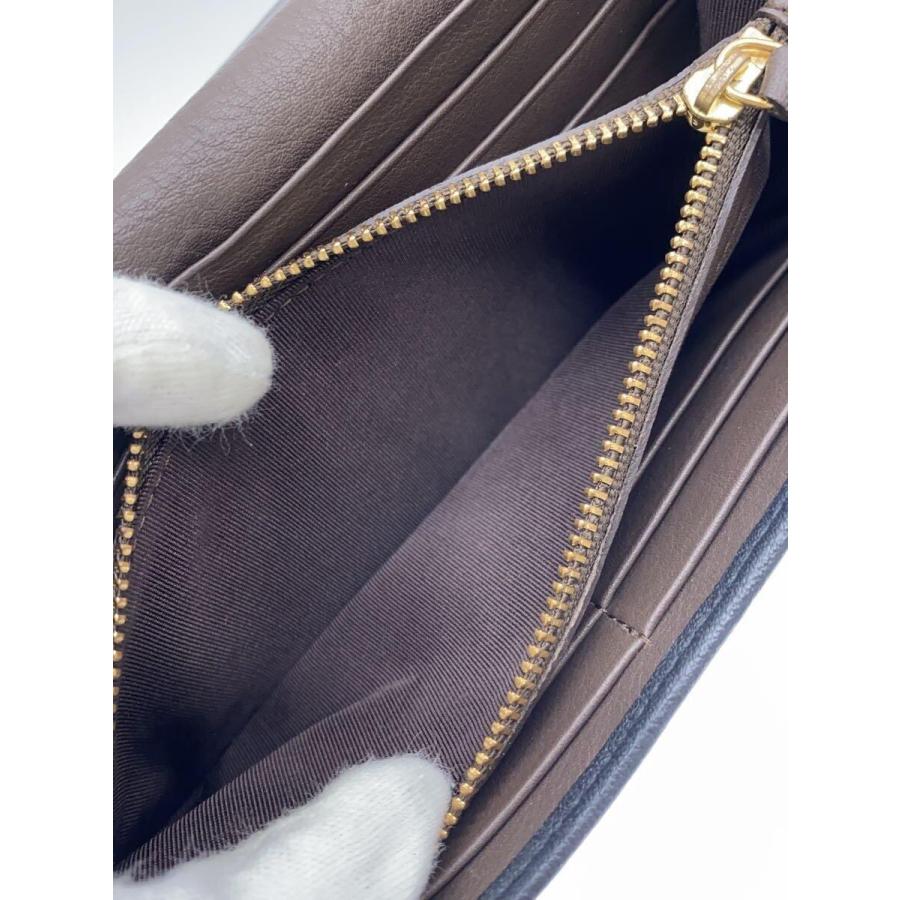 agnes b VOYAGE◇長財布/レザー/BLK/レディース/0504-VCQ8-000