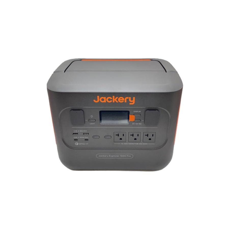 Jackery◆生活家電/ポータブル電源1000Pro/JE-1000B/ソーラーパネル×2付属