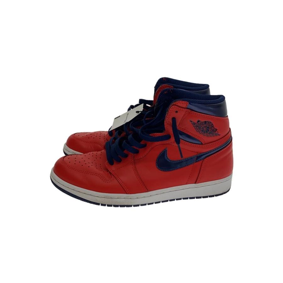 NIKE◇AIR JORDAN 1 RETRO HIGH OG/エアジョーダン1レトロハイ/レッド 
