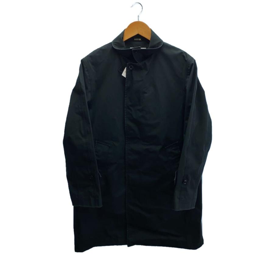 nanamica◇ステンカラーコート/XS/コットン/BLK/無地/SUBF800