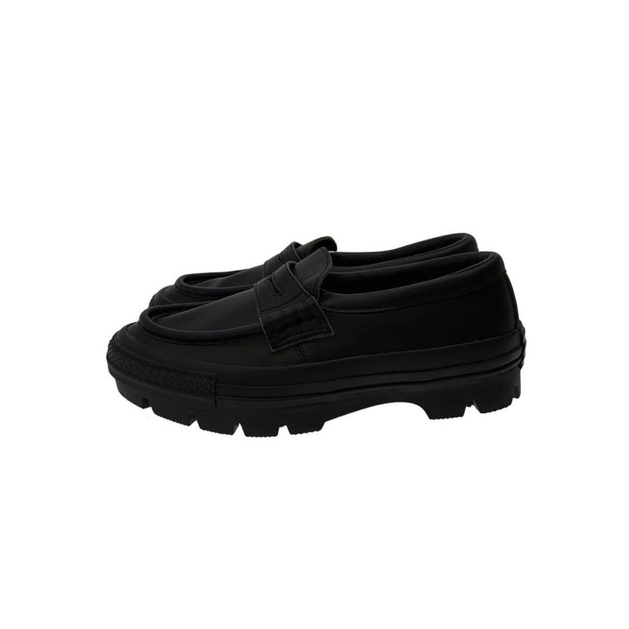 CONVERSE◇ALL STAR CHANK LOAFER/ローファー/25.5cm/BLK/レザー