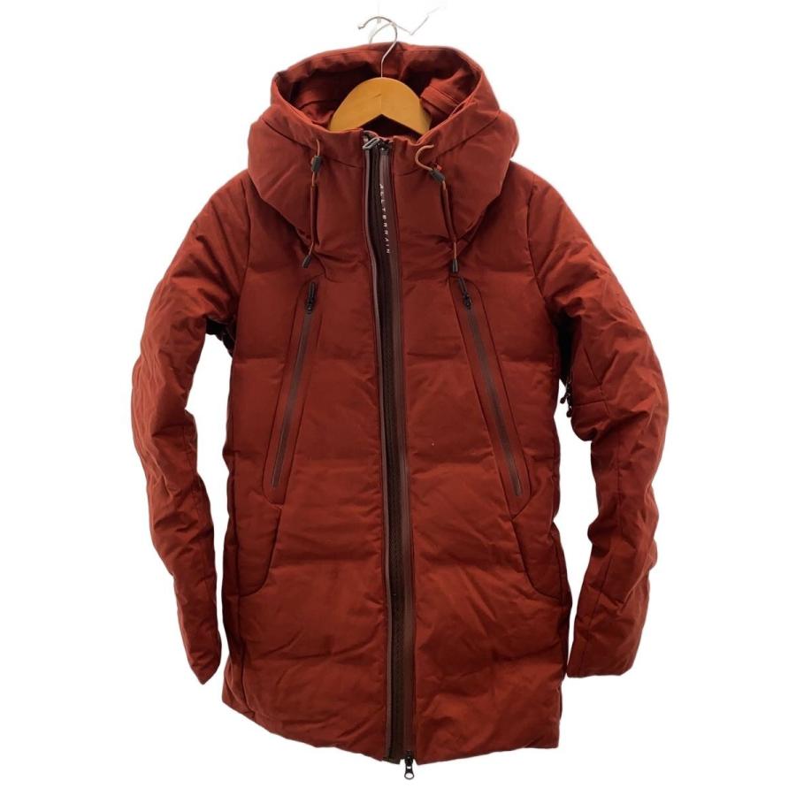 DESCENTE◇水沢DOWN/ダウンジャケット/S/ポリエステル/BRW/DOR-G9162