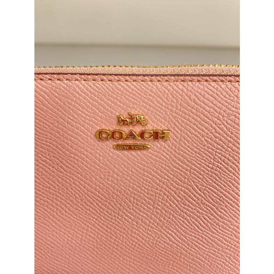 COACH◇2つ折り財布/レザー/ピンク/コーチ : セカンドストリートYahoo