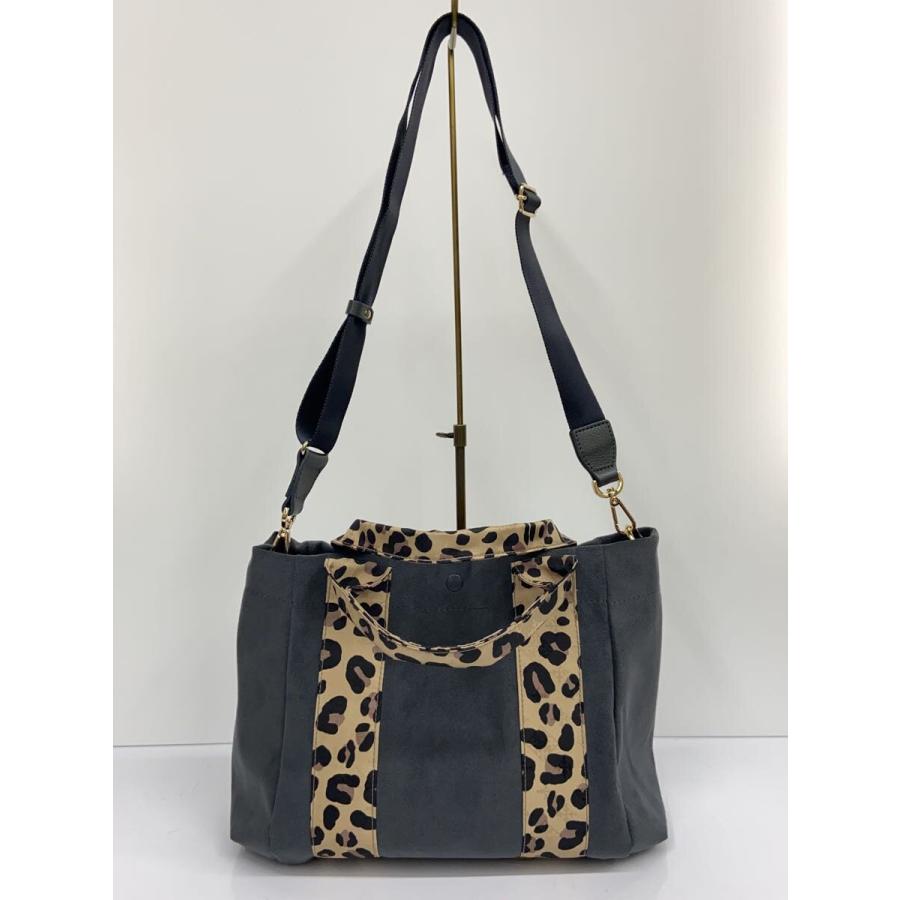 russet◇2WAY/ショルダーバッグ/ハンドバッグ/--/グレー/レオパード 