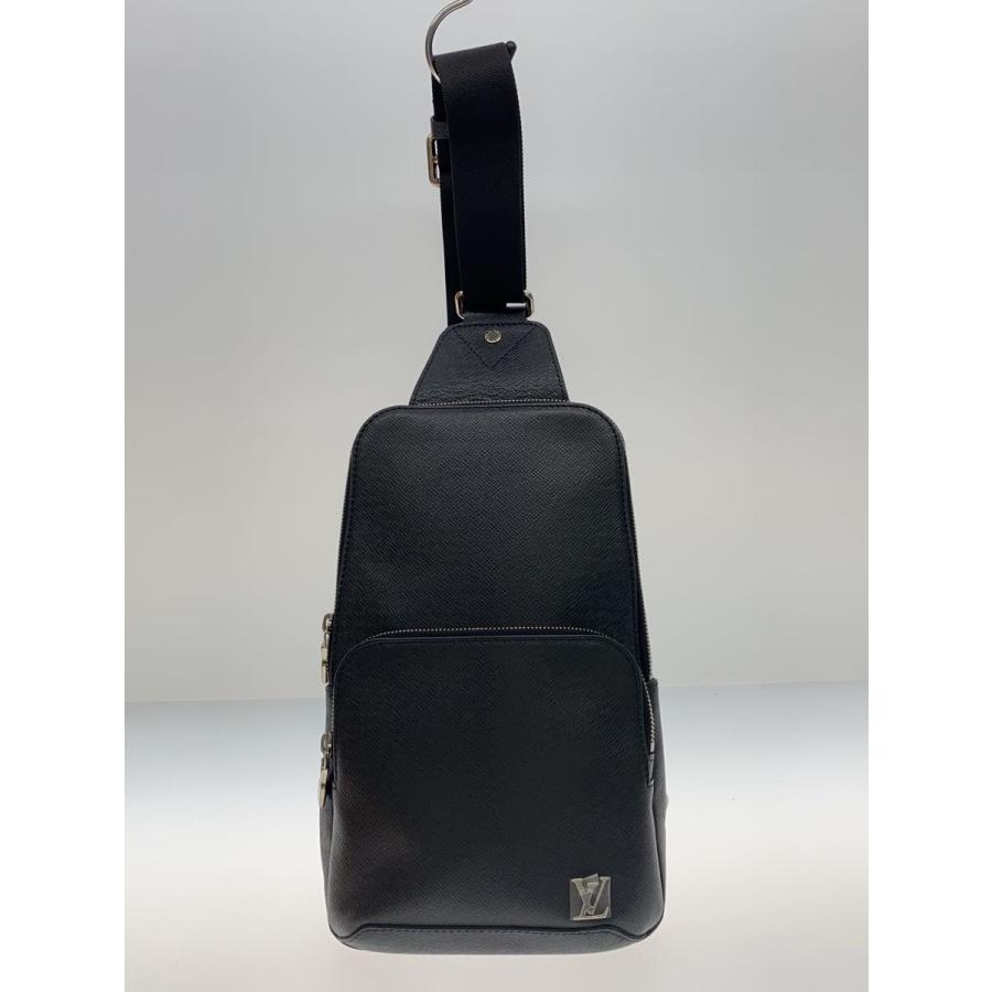 LOUIS VUITTON◇アヴェニュー・スリングバッグ_タイガ_BLK/--/ブラック
