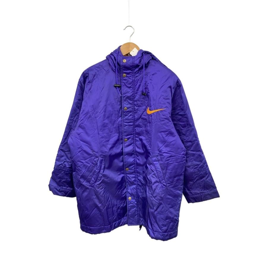 NIKE◇90s/銀タグ/レイカーズカラー/コート/XL/ナイロン/パープル 
