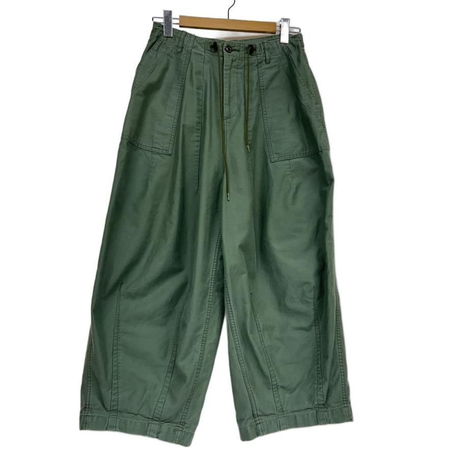 Needles◇H.D.Pant/ヒザデルパンツ/1/コットン/カーキ/無地/ニードルズ