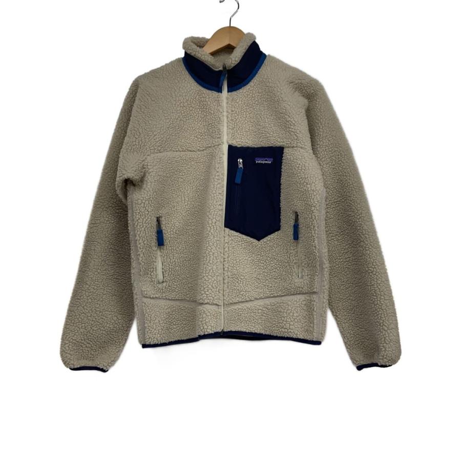 patagonia◇CLASSIC RETRO-X JACKET/フリースジャケット/S/クリーム