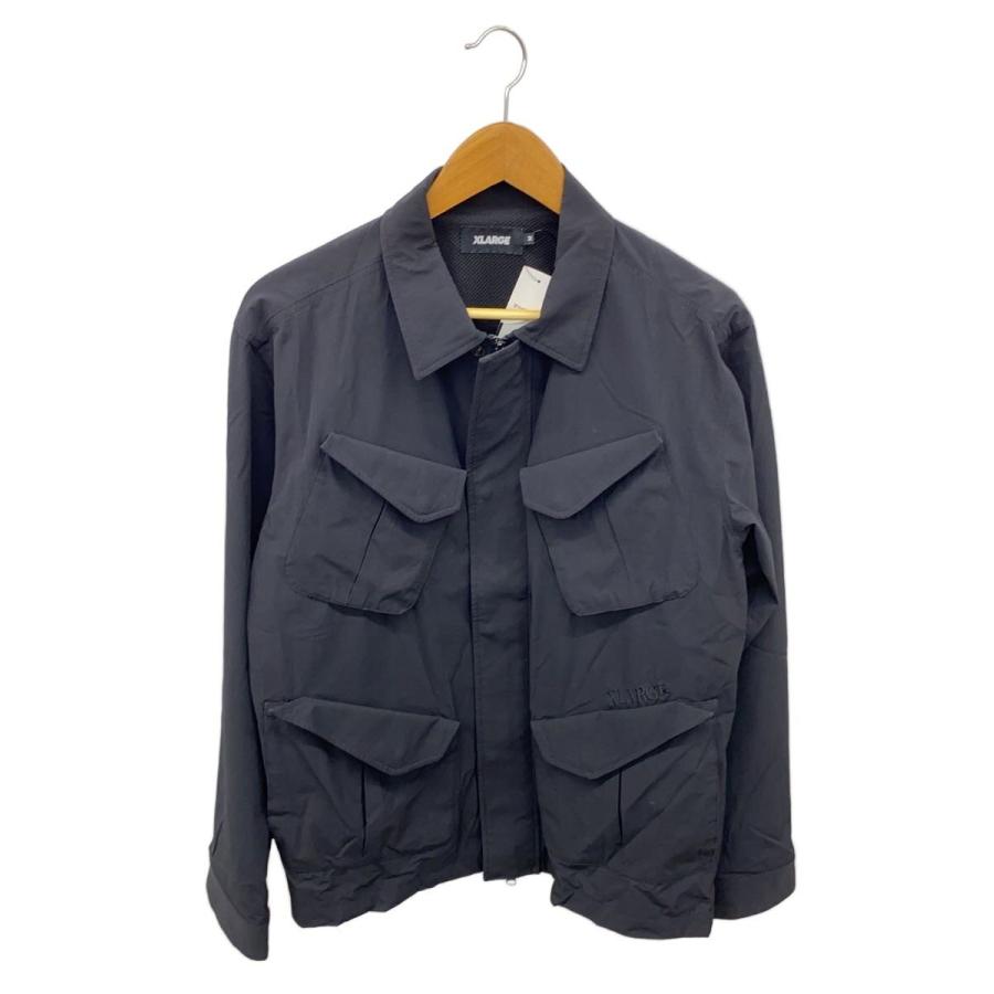 X-LARGE◇ZIPPED MIL JACKET/ミリタリージャケット/M/ナイロン