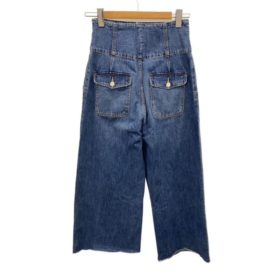 MOUSSY◇CORSET DESIGN BAGGY/デニムバギーパンツ/2/インディゴ 