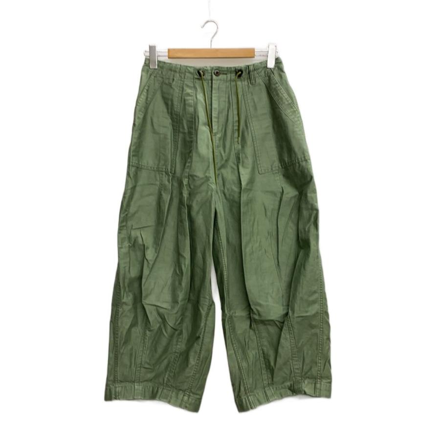 美品　Needles ヒザデルパンツ　H.D Pant カーキ　BG128 2 Needles◇H.D Pant/ヒザデルパンツ/1/コットン/カーキ/無地/BG128