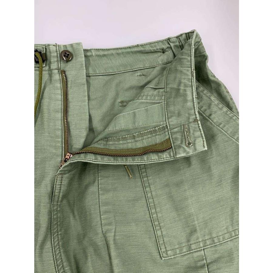 美品　Needles ヒザデルパンツ　H.D Pant カーキ　BG128 2 Needles◇H.D Pant/ヒザデルパンツ/1/コットン/カーキ/無地/BG128