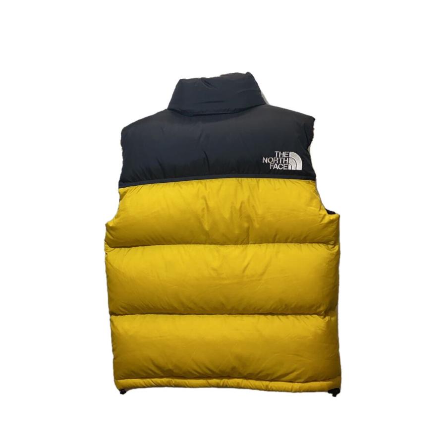 THE NORTH FACE◇NUPTSE VEST_ヌプシベスト/S/ナイロン/YLW THE NORTH 