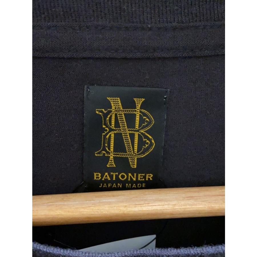 BATONER◇TROPIACAL WOOL T-SHIRTS/3/ウール/BLK/BN-23SM-033/やや着用