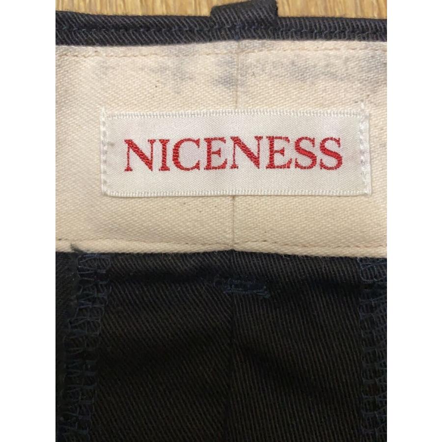 NICENESS◇25SS/GARVEY/タグ付き/L/コットン/BLK/NN-1902T15