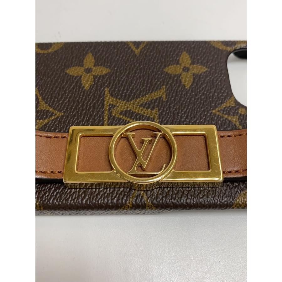 LOUIS VUITTON◆iPhone・バンパードーフィーヌ12/12PRO_モノグラム/--/BRW/総柄/レディース_5