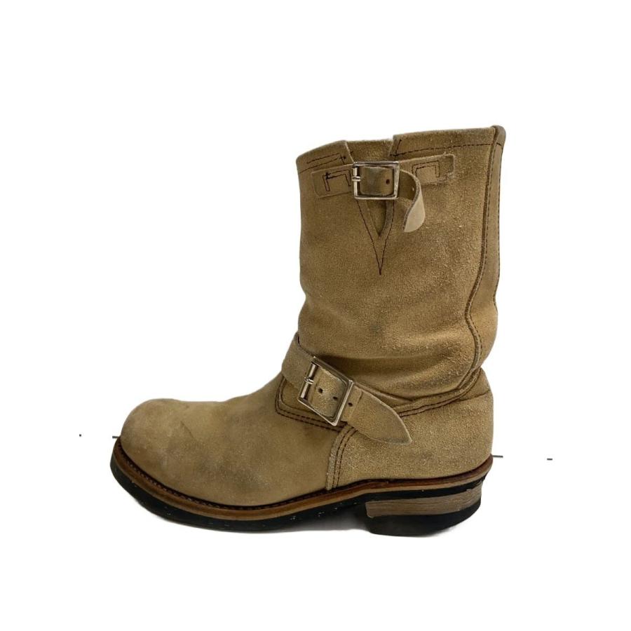 RED WING◇エンジニアブーツ・エンジニア/US8.5/BEG/スウェード