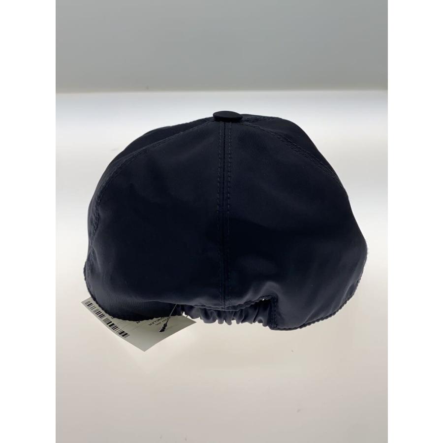 MONCLER モンクレール キャップ 帽子 ナイロン M ネイビーワッペン MONCLER◇ラバーワッペンベースボールキャップ/キャップ/M/ナイロン