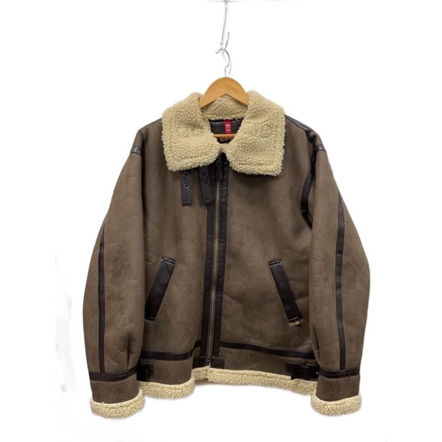 ALPHA INDUSTRIES◇B-3/ファイクムートンジャケット/フライト