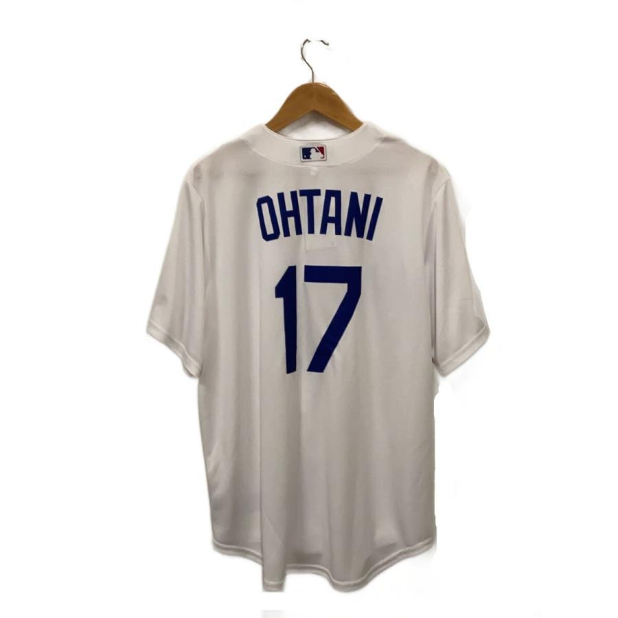 NIKE◇ドジャース/大谷翔平選手レプリカユニフォーム半袖シャツ/L/WHT 