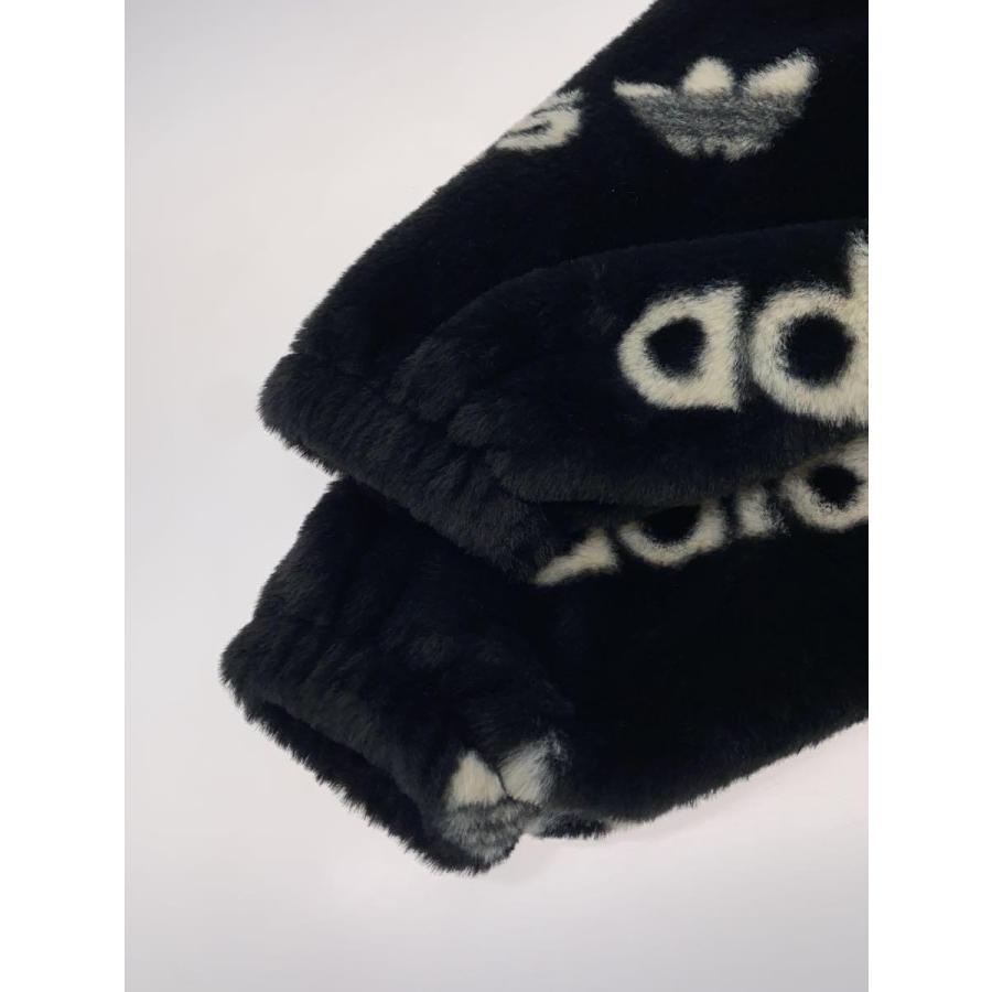 adidas◆FAUX FUR JACKET/ファージャケット/S/ポリエステル/ブラック/総柄/HM4885/タグ付｜ssol-shopping｜06