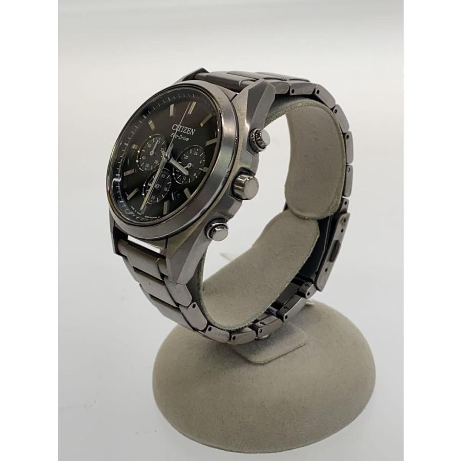 CITIZEN◇ソーラー腕時計/アナログ/ステンレス/BLK/SLV/B620 CITIZEN◇ソーラー腕時計/アナログ/ステンレス/BLK/SLV/B620