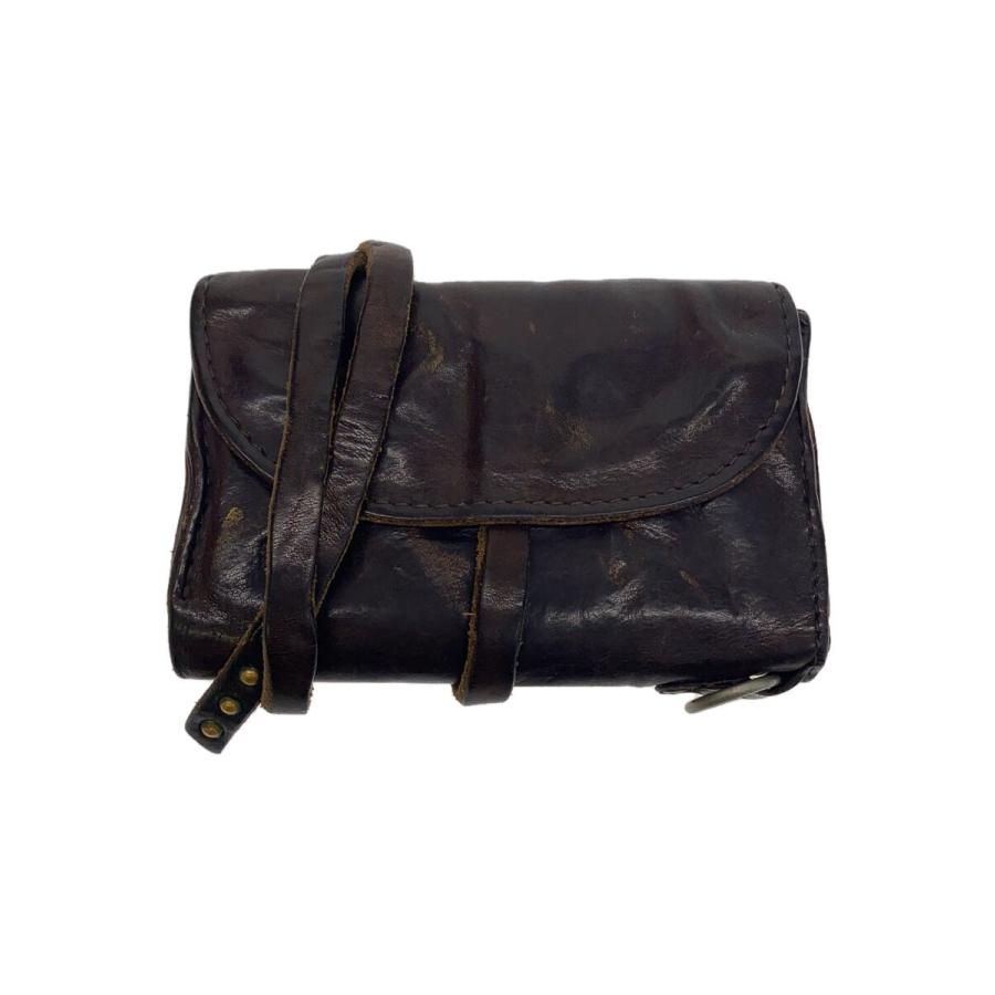 MR.OLIVE◇3つ折り財布/レザー/BLK/無地/メンズ/ME115 MR.OLIVE◇3つ折り
