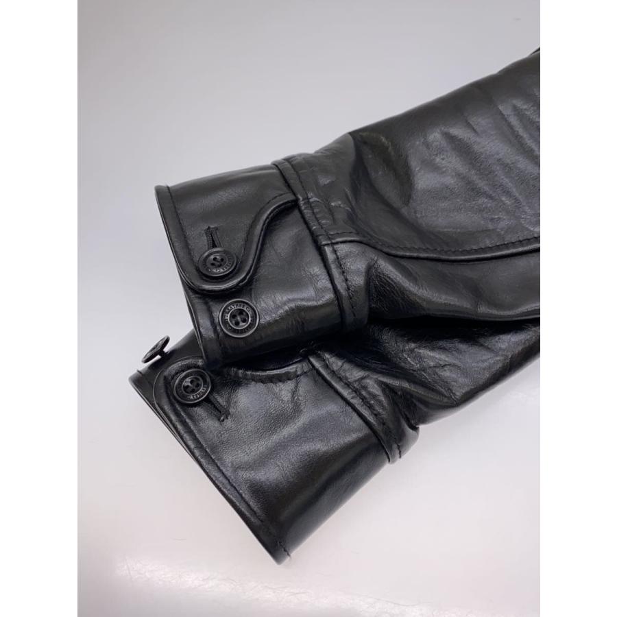 Y'2 LEATHER◇カーコート/レザージャケット・ブルゾン/40/馬革/BLK