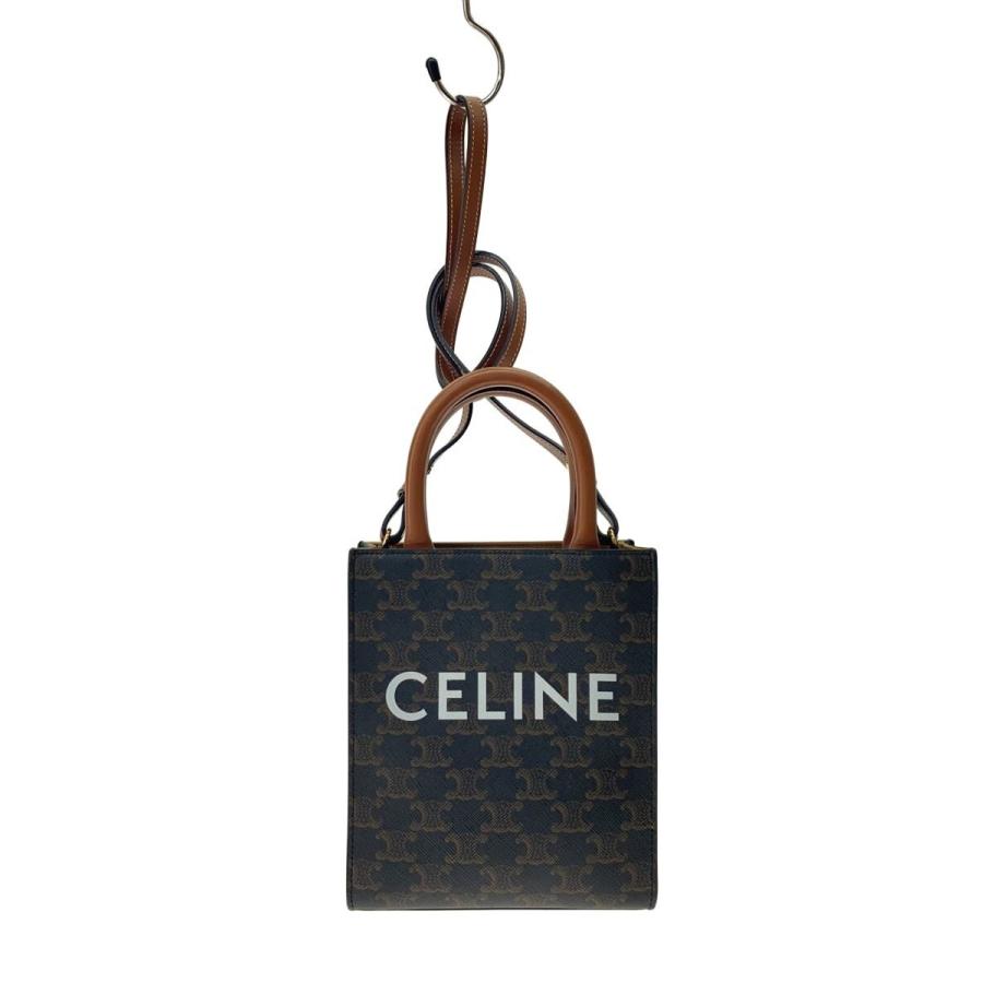 CELINE◇ショルダーバッグ/PVC/BRW/総柄/194372BZK : セカンド