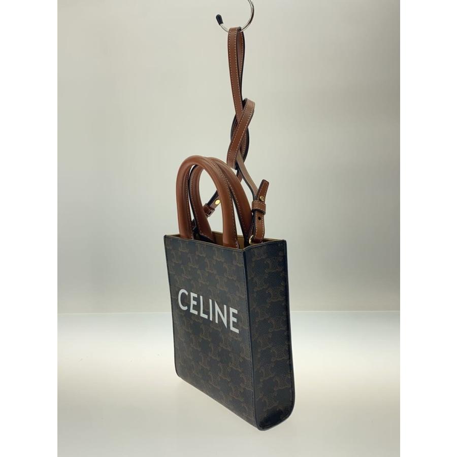 【本日限定】CELINE ショルダーバッグ CELINE◇ショルダーバッグ/PVC/BRW/総柄/194372BZK : セカンド
