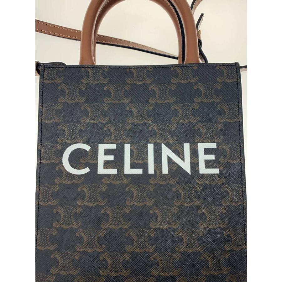 CELINE◇ショルダーバッグ/PVC/BRW/総柄/194372BZK : セカンド