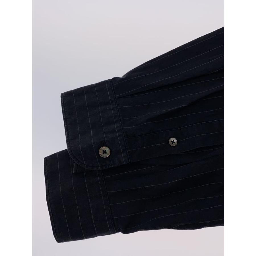COMOLI◇長袖シャツ/--/コットン/NVY/ストライプ/Q03-02002 COMOLI◇長袖シャツ/--/コットン/NVY/ストライプ/Q03-02002