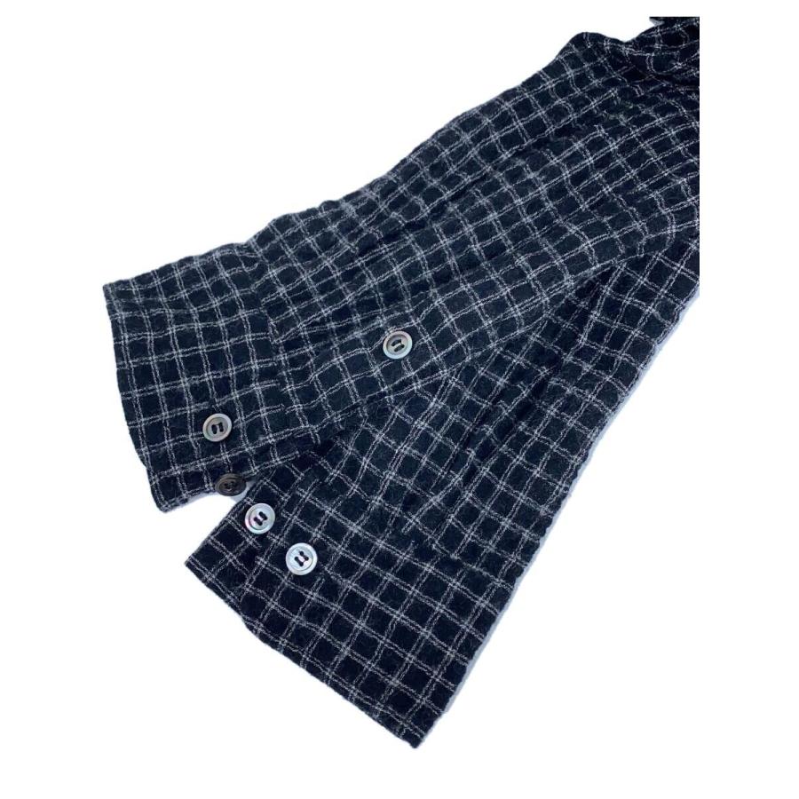ENCOMING◇長袖シャツ/M/ウール/BLK/AW24-OPSH// : セカンドストリート
