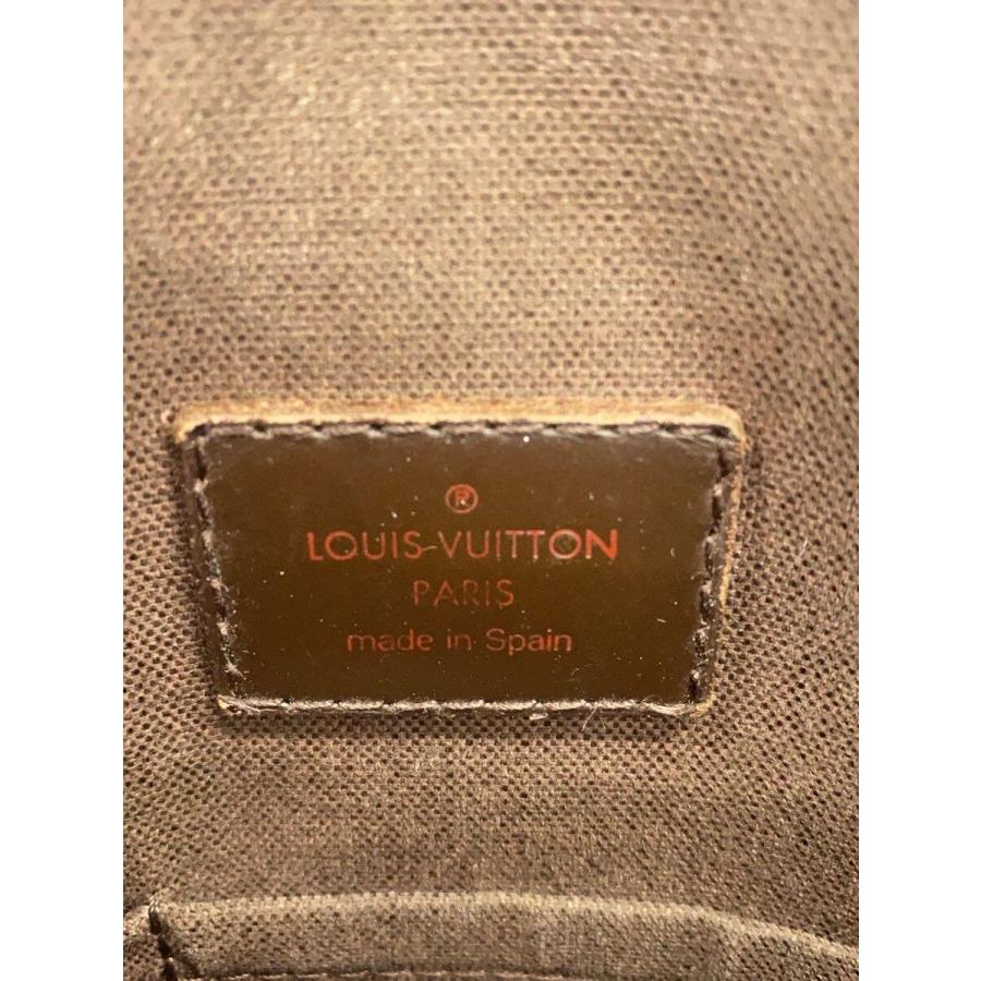 LOUIS VUITTON◇ブルックリンPM_ダミエ・エベヌ_BRW/PVC/BRW/N51210