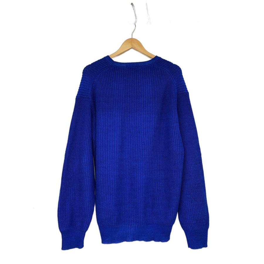 Supreme◆Small Box Ribbed Sweater/M/コットン/BLU_1
