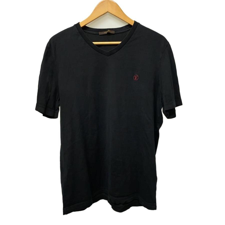 LOUIS VUITTON◇Tシャツ/XL/コットン/BLK : セカンドストリートYahoo