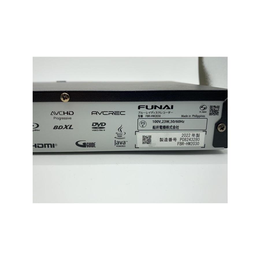 FUNAI◇ブルーレイレコーダー FBR-HW2030// : セカンドストリートYahoo